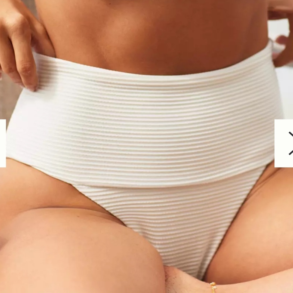 JETS AUSTRALIA CREAM BIKINI BOTTOMS